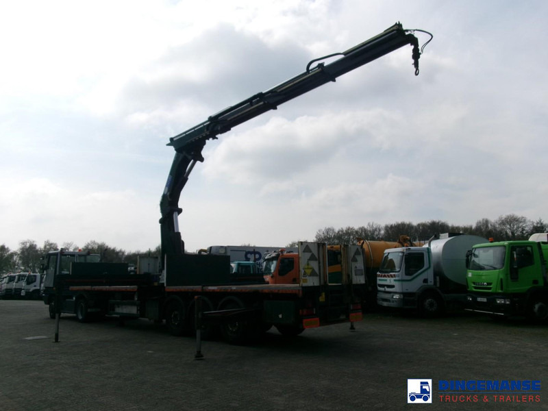 Massey Platform trailer + HMF 4720 K3 crane - نصف مقطورة مسطحة: صورة 3 Massey Platform trailer + HMF 4720 K3 crane - نصف مقطورة مسطحة: صورة 3