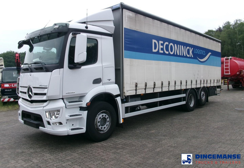 Mercedes-Benz Antos 2533L 6x2 Euro 6 curtain sider - شاحنة ذات ستائر جانبية: صورة 1 Mercedes-Benz Antos 2533L 6x2 Euro 6 curtain sider - شاحنة ذات ستائر جانبية: صورة 1