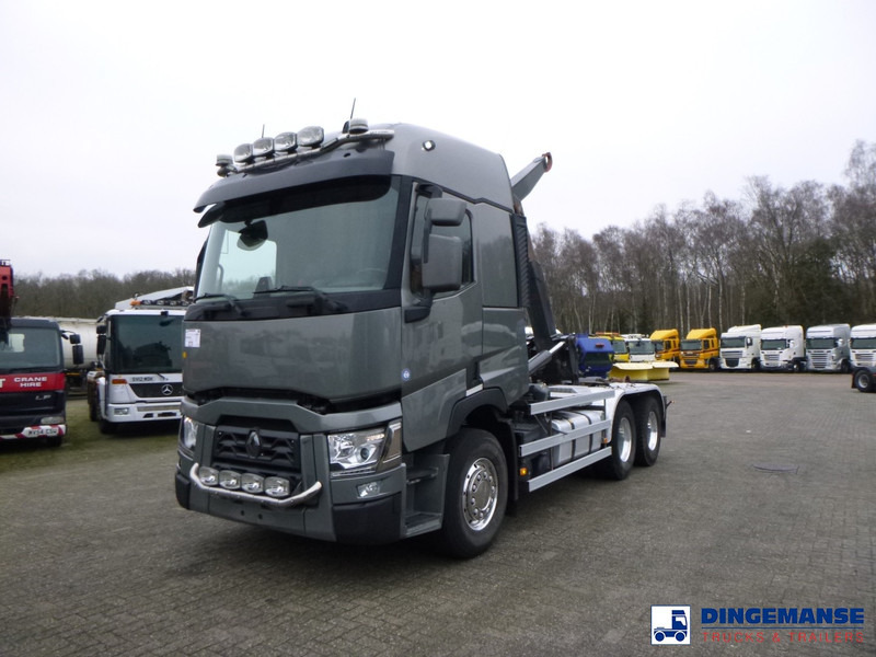 Renault T 480 6x2 Euro 6 container hook - شاحنة برافعة خطافية: صورة 1 Renault T 480 6x2 Euro 6 container hook - شاحنة برافعة خطافية: صورة 1
