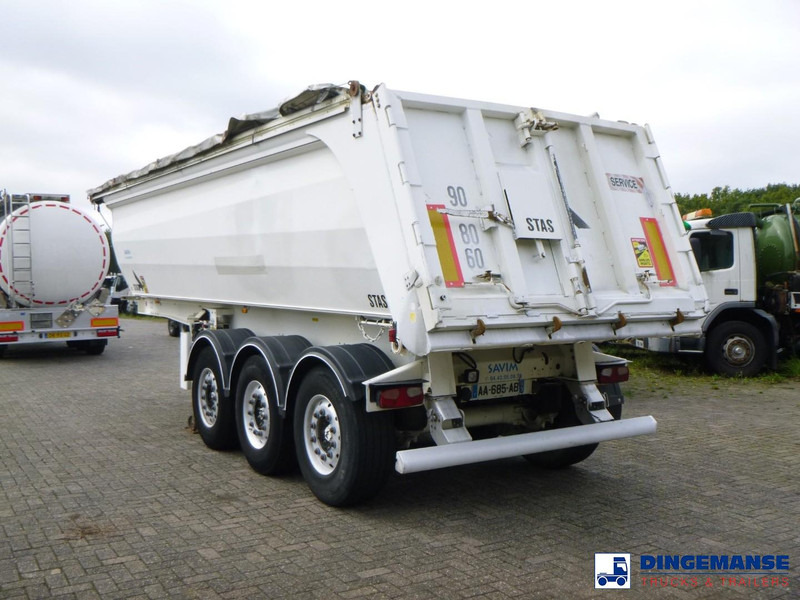 Stas Tipper trailer alu 25.5 m3 + tarpaulin - نصف مقطورة قلابة: صورة 3 Stas Tipper trailer alu 25.5 m3 + tarpaulin - نصف مقطورة قلابة: صورة 3