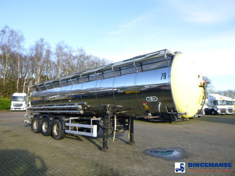 Van Hool Chemical tank inox 30 m3 / 3 comp - مقطورة صهريج: صورة 2 Van Hool Chemical tank inox 30 m3 / 3 comp - مقطورة صهريج: صورة 2
