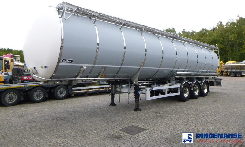 Van Hool Food tank inox 62 m3 / 3 comp - نصف مقطورة صهريج: صورة 1 Van Hool Food tank inox 62 m3 / 3 comp - نصف مقطورة صهريج: صورة 1