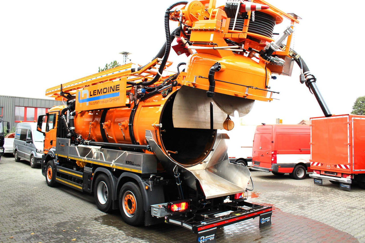 فراغ شاحنة MAN TGS 26.480 6x2 Kroll 13m³ WRG Wasserrückgewinner: صورة 13