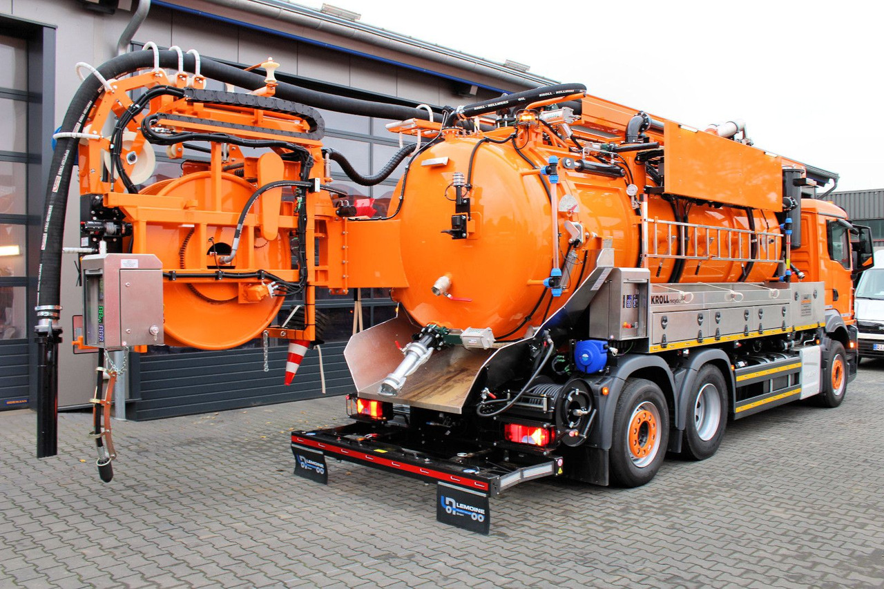 فراغ شاحنة MAN TGS 26.480 6x2 Kroll 13m³ WRG Wasserrückgewinner: صورة 7