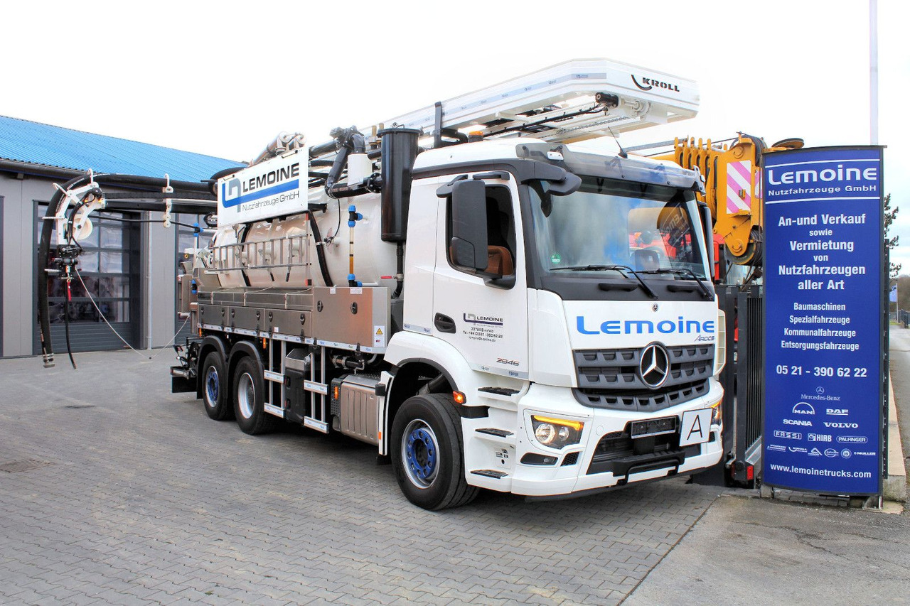 Mercedes-Benz 6x2 KROLL 14m³ HD-Kombi Wasserrückgewinner WRG - فراغ شاحنة: صورة 1 Mercedes-Benz 6x2 KROLL 14m³ HD-Kombi Wasserrückgewinner WRG - فراغ شاحنة: صورة 1