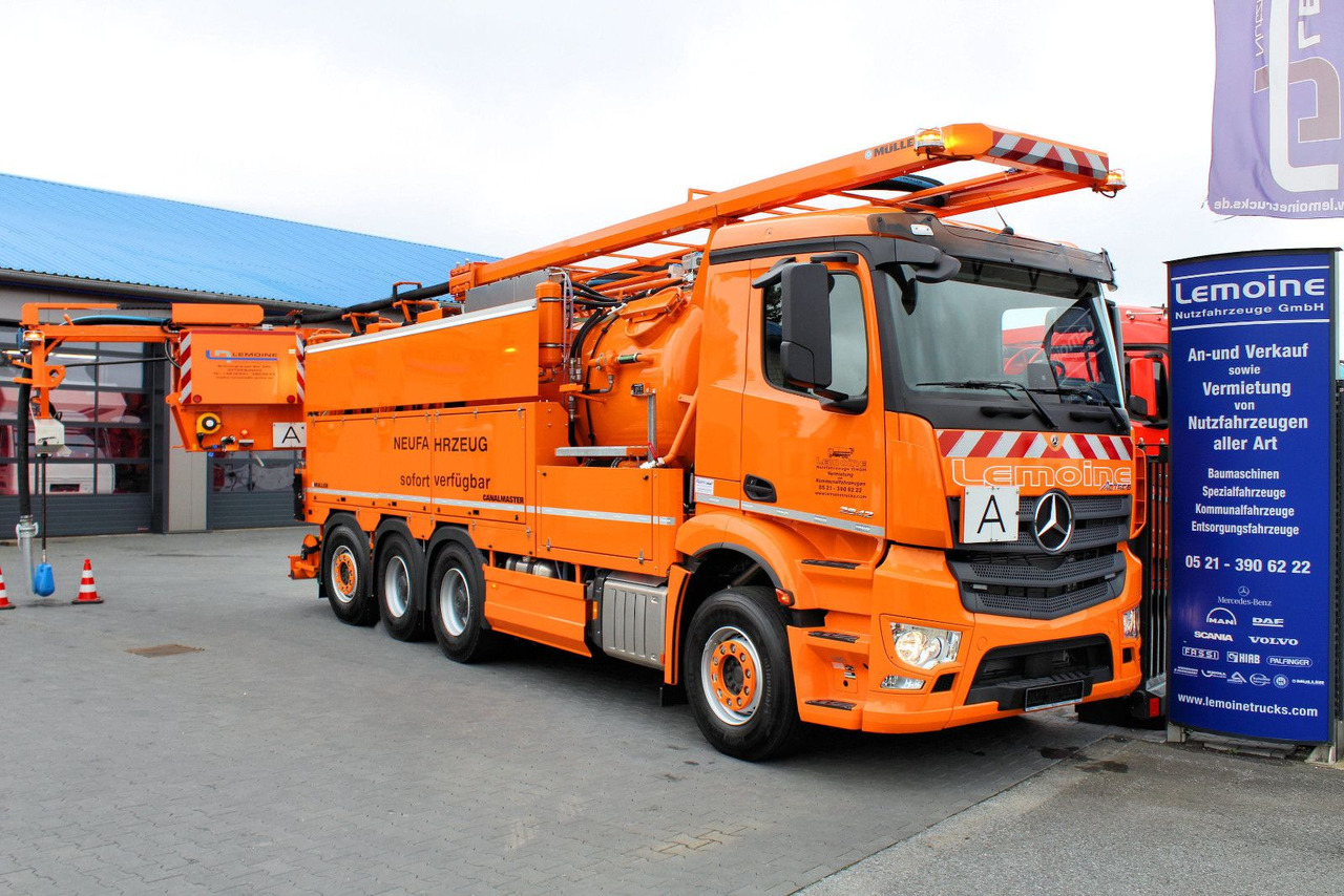 Mercedes-Benz Arocs 3551 8x4 Müller 16mCanalmaster F160EWA WRG - فراغ شاحنة: صورة 1 Mercedes-Benz Arocs 3551 8x4 Müller 16mCanalmaster F160EWA WRG - فراغ شاحنة: صورة 1