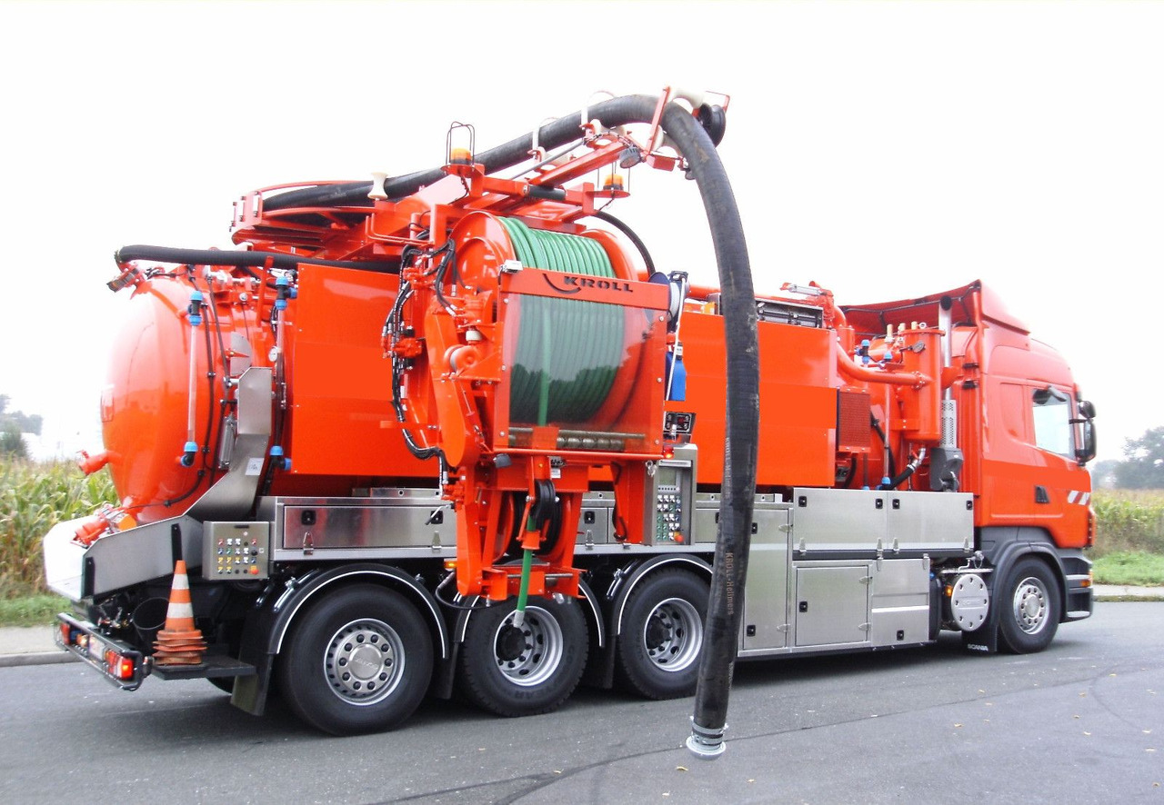 Scania R450 8x4 Kroll 19m³ W-Rückgewinner Kombi-HD +ADR - فراغ شاحنة: صورة 1 Scania R450 8x4 Kroll 19m³ W-Rückgewinner Kombi-HD +ADR - فراغ شاحنة: صورة 1