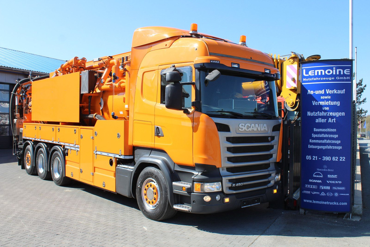 Scania R450 8x4 Kroll 19m³ Wasserrückgewinner Kombi-HD - فراغ شاحنة: صورة 1 Scania R450 8x4 Kroll 19m³ Wasserrückgewinner Kombi-HD - فراغ شاحنة: صورة 1