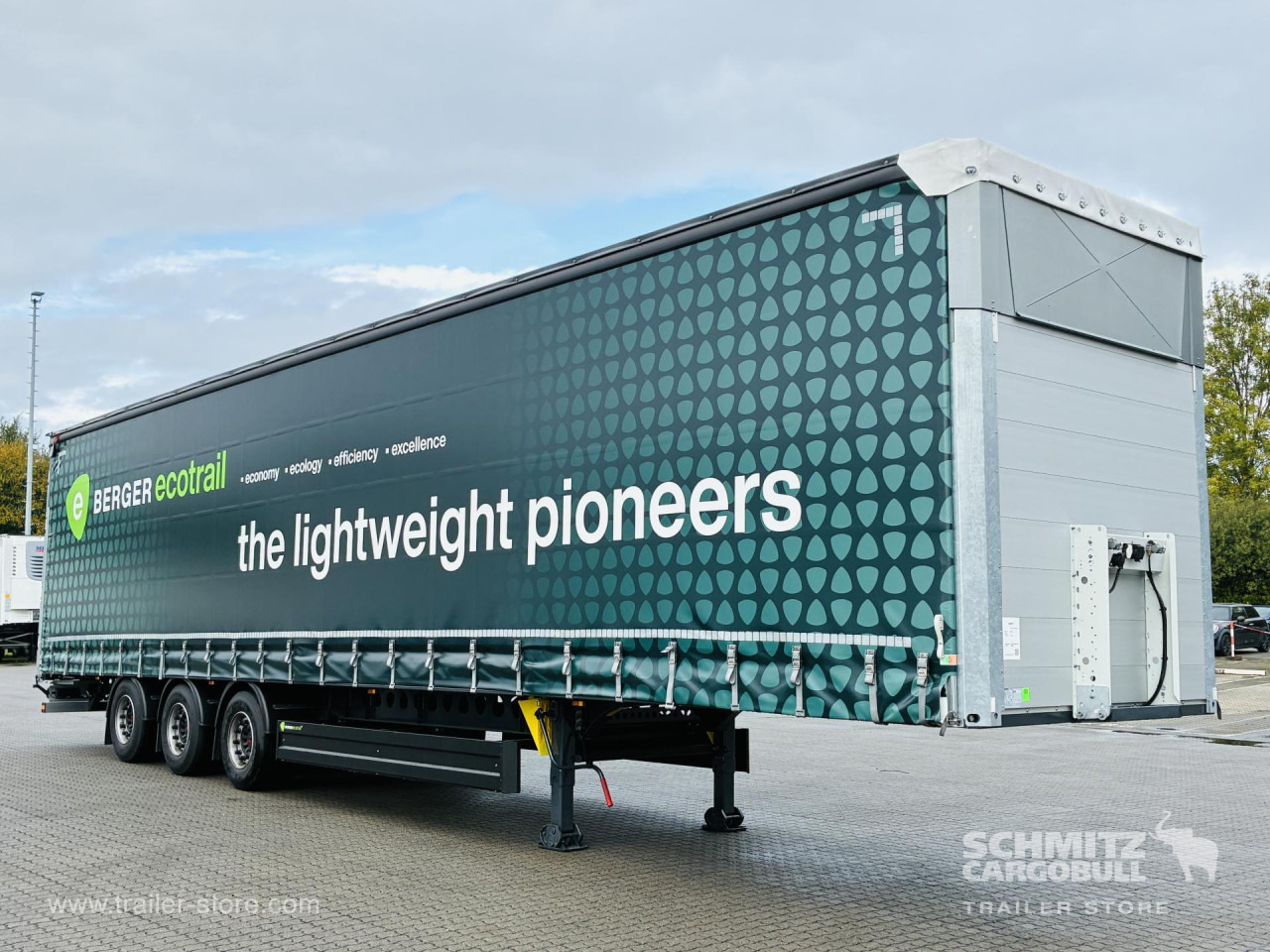 BERGER Auflieger Curtainsider Mega - نصف مقطورة بستائر جانبية: صورة 1 BERGER Auflieger Curtainsider Mega - نصف مقطورة بستائر جانبية: صورة 1