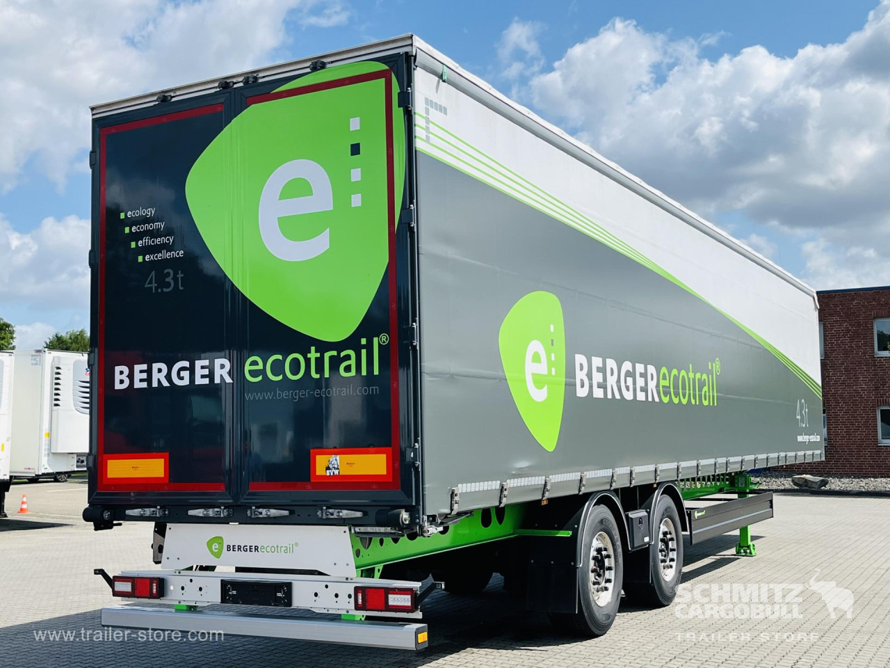 BERGER Auflieger Curtainsider Standard - نصف مقطورة بستائر جانبية: صورة 1 BERGER Auflieger Curtainsider Standard - نصف مقطورة بستائر جانبية: صورة 1