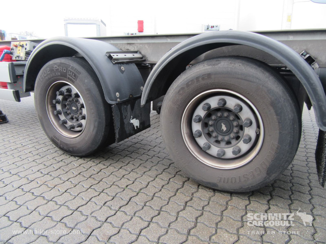 SCHMITZ Zentralachsanhänger Wechselfahrgestell - ناقل حاوية/ مقطورة بحاوية: صورة 3 SCHMITZ Zentralachsanhänger Wechselfahrgestell - ناقل حاوية/ مقطورة بحاوية: صورة 3