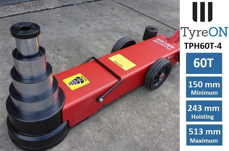 TPH60T-4 Air hydraulic jack 60 Tons - Minimum height 15 cm - معدات الورشة: صورة 1 TPH60T-4 Air hydraulic jack 60 Tons - Minimum height 15 cm - معدات الورشة: صورة 1