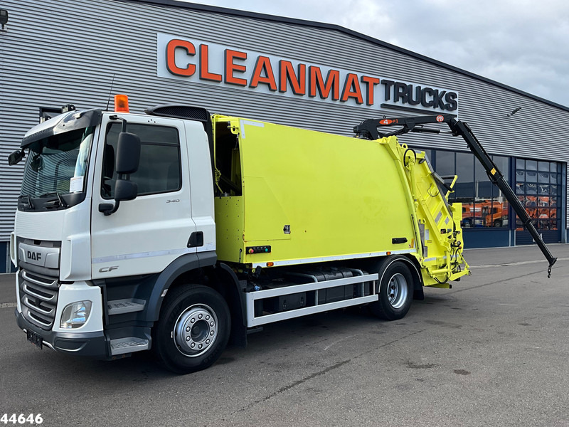 DAF FA CF 340 Euro 6 NTM 14.6m³ + PM 4 Tonmeter laadkraan - شاحنة قمامة: صورة 1 DAF FA CF 340 Euro 6 NTM 14.6m³ + PM 4 Tonmeter laadkraan - شاحنة قمامة: صورة 1
