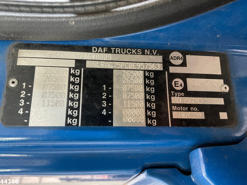 شاحنة قمامة DAF FAG 75 CF 250 Zoeller 21m³: صورة 17