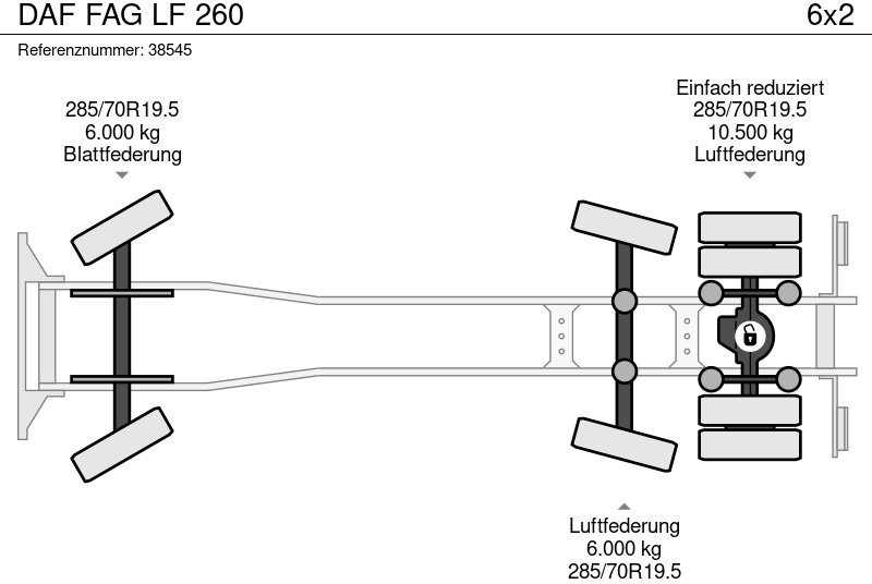 شاحنة قمامة DAF FAG LF 260: صورة 20 شاحنة قمامة DAF FAG LF 260: صورة 20