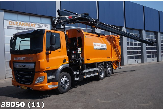 DAF FAN CF 340 Hiab 21 ton/meter laadkraan - شاحنة قمامة: صورة 1 DAF FAN CF 340 Hiab 21 ton/meter laadkraan - شاحنة قمامة: صورة 1