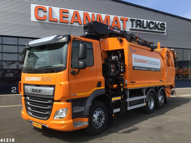 DAF FAN CF 340 Hiab 23 ton/meter laadkraan - شاحنة قمامة: صورة 1 DAF FAN CF 340 Hiab 23 ton/meter laadkraan - شاحنة قمامة: صورة 1