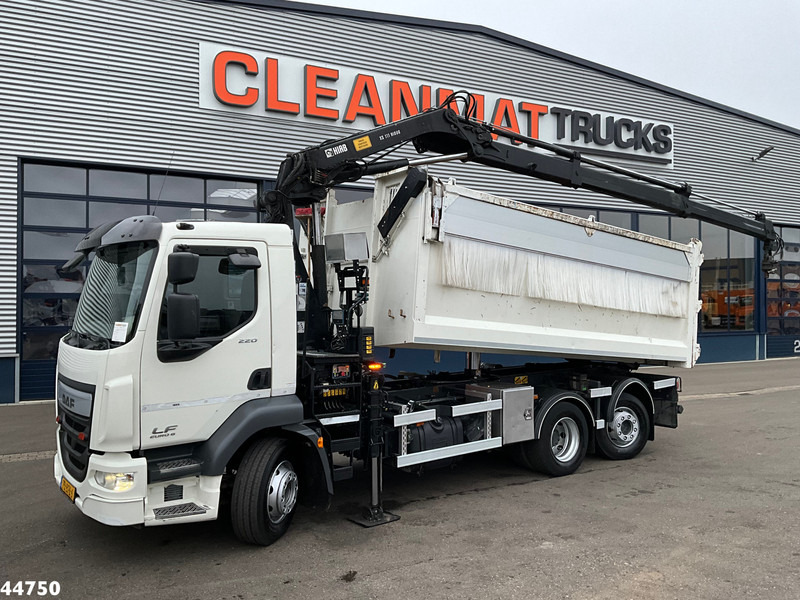 DAF FAN LF 220 Euro 6 Hiab 11 Tonmeter laadkraan Just 166.649 Km! - شاحنة قلاب, شاحنة كرين: صورة 1 DAF FAN LF 220 Euro 6 Hiab 11 Tonmeter laadkraan Just 166.649 Km! - شاحنة قلاب, شاحنة كرين: صورة 1