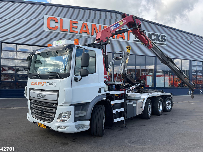 DAF FAQ CF 400 8x2 Euro 6 HMF 21 Tonmeter laadkraan - شاحنة برافعة خطافية, شاحنة كرين: صورة 1 DAF FAQ CF 400 8x2 Euro 6 HMF 21 Tonmeter laadkraan - شاحنة برافعة خطافية, شاحنة كرين: صورة 1