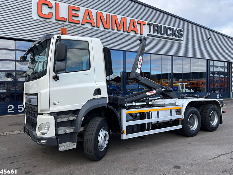 DAF FAT CF 410 Euro 6 6x4 Hyvalift 20 Ton haakarmsysteem - شاحنة برافعة خطافية: صورة 1 DAF FAT CF 410 Euro 6 6x4 Hyvalift 20 Ton haakarmsysteem - شاحنة برافعة خطافية: صورة 1