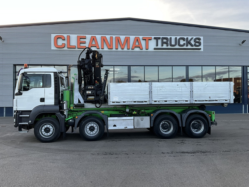 MAN TGA 41.440 8x4 Full Steel AJK 26 Ton haakarmsysteem + Laadplateau met Hiab 28 Tonmeter laadkraan - شاحنة برافعة خطافية: صورة 2 MAN TGA 41.440 8x4 Full Steel AJK 26 Ton haakarmsysteem + Laadplateau met Hiab 28 Tonmeter laadkraan - شاحنة برافعة خطافية: صورة 2