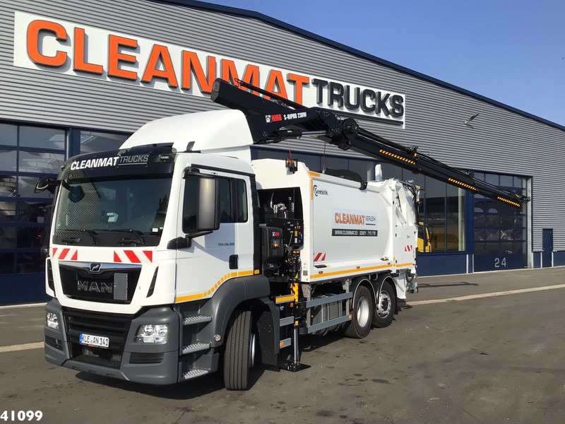 MAN TGS 26.360 Hiab 23 ton/meter laadkraan - شاحنة قمامة: صورة 1 MAN TGS 26.360 Hiab 23 ton/meter laadkraan - شاحنة قمامة: صورة 1