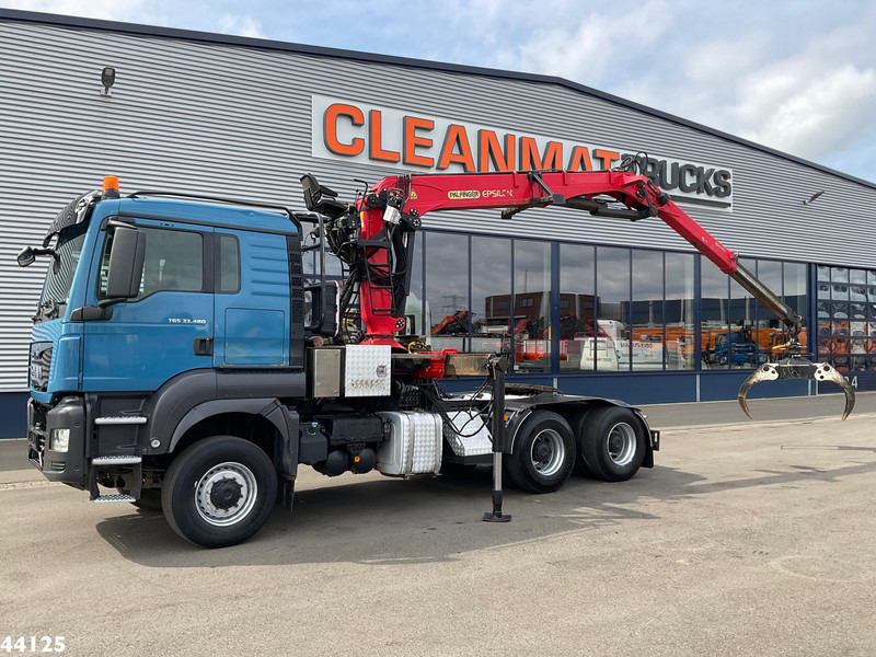 MAN TGS 33.480 6x6 Euro 6 Palfinger 27 Tonmeter boomkraan - رأس تريلا: صورة 1 MAN TGS 33.480 6x6 Euro 6 Palfinger 27 Tonmeter boomkraan - رأس تريلا: صورة 1