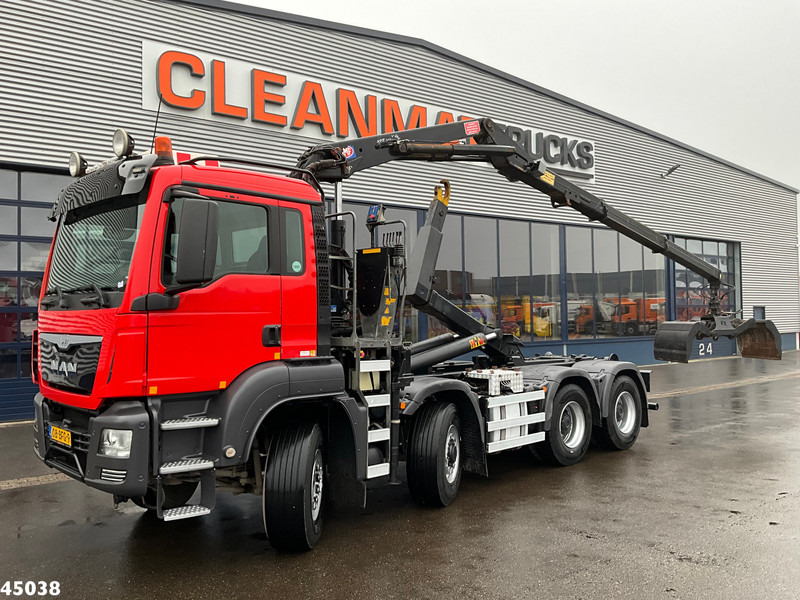 MAN TGS 35.400 8x4 Euro 6 HMF 16 Tonmeter Z-kraan - شاحنة برافعة خطافية, شاحنة كرين: صورة 1 MAN TGS 35.400 8x4 Euro 6 HMF 16 Tonmeter Z-kraan - شاحنة برافعة خطافية, شاحنة كرين: صورة 1