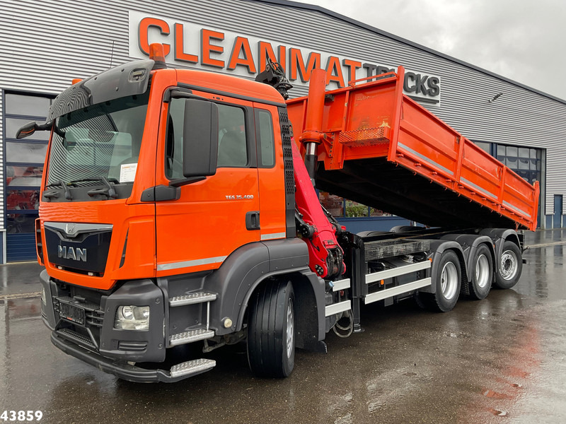MAN TGS 35.400 8x4 Euro 6 Palfinger 17 Tonmeter Z-kraan - شاحنة قلاب, شاحنة كرين: صورة 3 MAN TGS 35.400 8x4 Euro 6 Palfinger 17 Tonmeter Z-kraan - شاحنة قلاب, شاحنة كرين: صورة 3