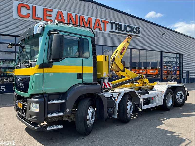 MAN TGS 35.440 8x2 Euro 6 Multilift 26 Ton haakarmsysteem - شاحنة برافعة خطافية: صورة 1 MAN TGS 35.440 8x2 Euro 6 Multilift 26 Ton haakarmsysteem - شاحنة برافعة خطافية: صورة 1