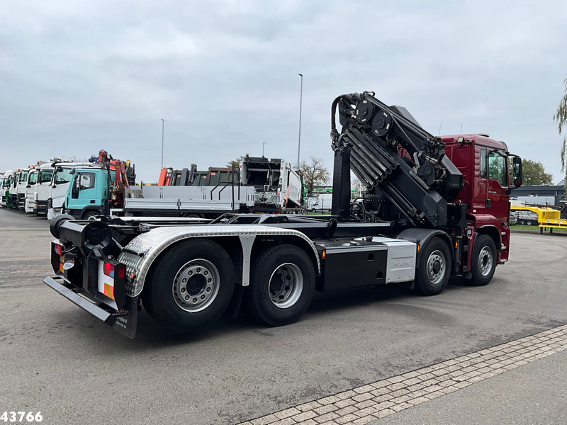 MAN TGS 35.480 8x4H Euro 6 HMF 40 Tonmeter laadkraan + Fly-Jib - شاحنة برافعة خطافية, شاحنة كرين: صورة 4 MAN TGS 35.480 8x4H Euro 6 HMF 40 Tonmeter laadkraan + Fly-Jib - شاحنة برافعة خطافية, شاحنة كرين: صورة 4