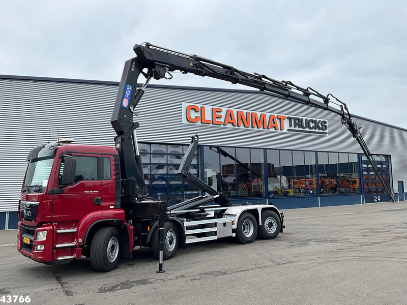 MAN TGS 35.480 8x4H Euro 6 HMF 40 Tonmeter laadkraan + Fly-Jib - شاحنة برافعة خطافية, شاحنة كرين: صورة 1 MAN TGS 35.480 8x4H Euro 6 HMF 40 Tonmeter laadkraan + Fly-Jib - شاحنة برافعة خطافية, شاحنة كرين: صورة 1