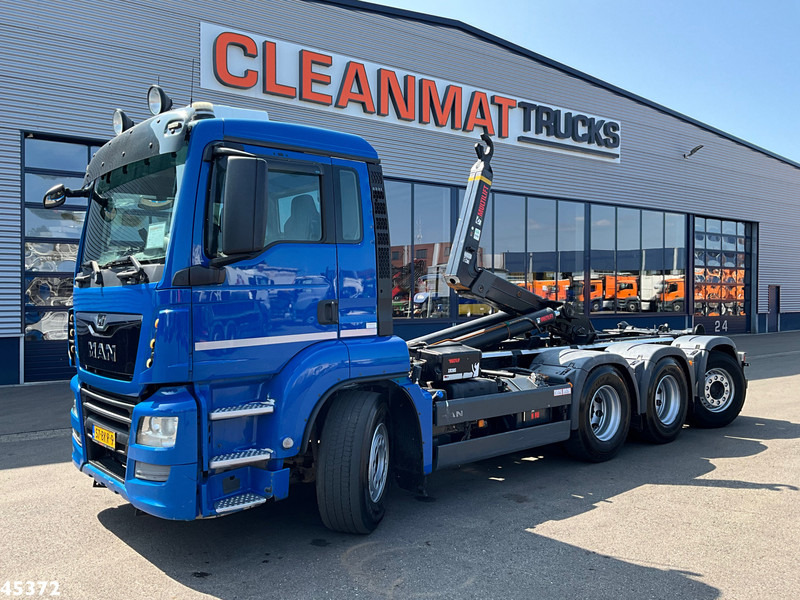 MAN TGS 36.460 8x4 Euro 6 Hiab 30 Ton haakarmsysteem - شاحنة برافعة خطافية: صورة 1 MAN TGS 36.460 8x4 Euro 6 Hiab 30 Ton haakarmsysteem - شاحنة برافعة خطافية: صورة 1