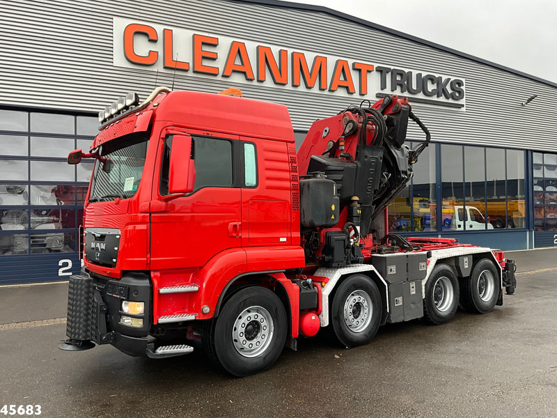 MAN TGS 41.480 8x4 ZF Intarder Fassi 130 Tonmeter laadkraan + Fly-JIb - رأس تريلا: صورة 2 MAN TGS 41.480 8x4 ZF Intarder Fassi 130 Tonmeter laadkraan + Fly-JIb - رأس تريلا: صورة 2