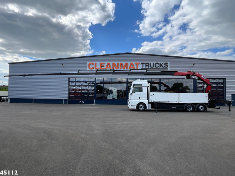 MAN TGX 26.480 Intarder HMF 40 Tonmeter laadkraan + Winch - شاحنة كرين: صورة 1 MAN TGX 26.480 Intarder HMF 40 Tonmeter laadkraan + Winch - شاحنة كرين: صورة 1