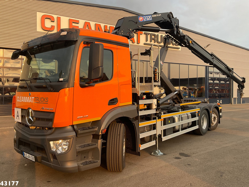 Mercedes-Benz Actros 2643 Euro 6 HMF 23 Tonmeter laadkraan - شاحنة برافعة خطافية, شاحنة كرين: صورة 1 Mercedes-Benz Actros 2643 Euro 6 HMF 23 Tonmeter laadkraan - شاحنة برافعة خطافية, شاحنة كرين: صورة 1