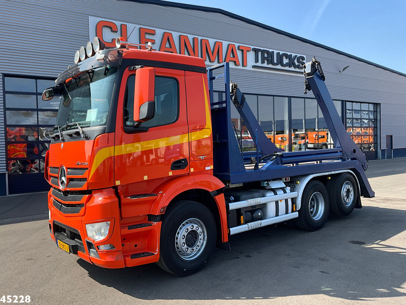 Mercedes-Benz Antos 2542 6x2 Euro 6 Hyva 18 portaalarmsysteem - شاحنة لودر انزلاقي: صورة 2 Mercedes-Benz Antos 2542 6x2 Euro 6 Hyva 18 portaalarmsysteem - شاحنة لودر انزلاقي: صورة 2
