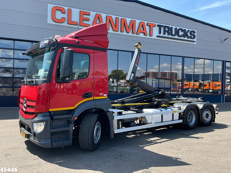 Mercedes-Benz Antos 2543 Euro 6 Multilift 26 Ton haakarmsysteem - شاحنة برافعة خطافية: صورة 1 Mercedes-Benz Antos 2543 Euro 6 Multilift 26 Ton haakarmsysteem - شاحنة برافعة خطافية: صورة 1