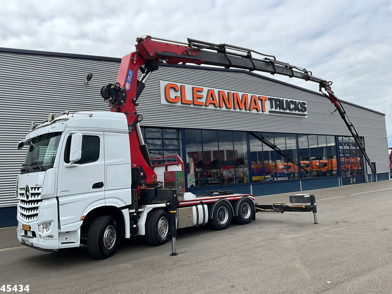 Mercedes-Benz Arocs 3251 8x4 Euro 6 Retarder HMF 85 Tonmeter laadkraan Fly-Jib - شاحنة كرين: صورة 1 Mercedes-Benz Arocs 3251 8x4 Euro 6 Retarder HMF 85 Tonmeter laadkraan Fly-Jib - شاحنة كرين: صورة 1