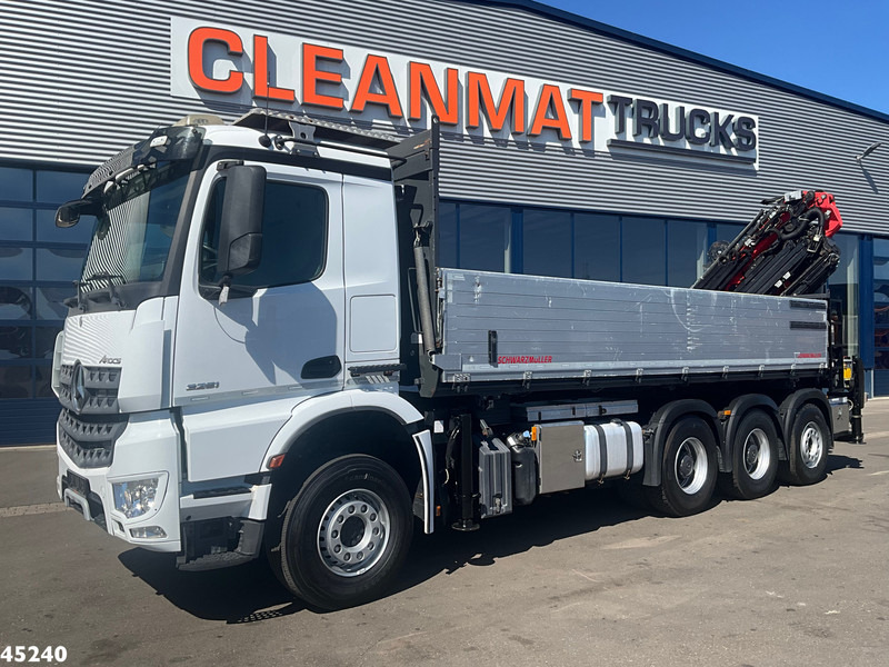 Mercedes-Benz Arocs 3251 8x4 Euro 6 Retarder Palfinger 34 Tonmeter laadkraan + Fly-Jib Just 146.766 km! - شاحنة كرين: صورة 4 Mercedes-Benz Arocs 3251 8x4 Euro 6 Retarder Palfinger 34 Tonmeter laadkraan + Fly-Jib Just 146.766 km! - شاحنة كرين: صورة 4
