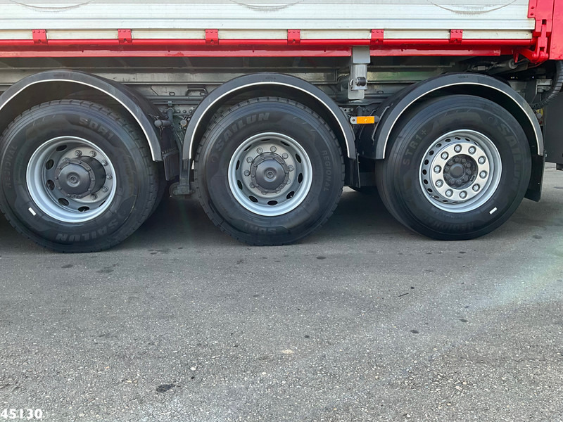 شاحنة قلاب, شاحنة كرين Mercedes-Benz Arocs 3263 8x4 Hiab 37 Tonmeter laadkraan + Fly-Jib: صورة 14