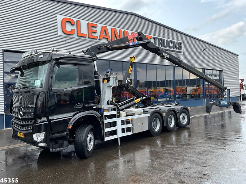 Mercedes-Benz Arocs 3540 8x4 Euro 6 HMF 19 Tonmeter Z-kraan Just 118.906 Km! - شاحنة برافعة خطافية, شاحنة كرين: صورة 1 Mercedes-Benz Arocs 3540 8x4 Euro 6 HMF 19 Tonmeter Z-kraan Just 118.906 Km! - شاحنة برافعة خطافية, شاحنة كرين: صورة 1