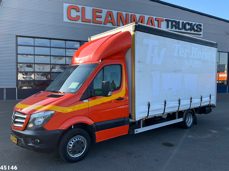 Mercedes-Benz Sprinter 516 Euro 6 Schuifzeilen laadbak DHollandia laadklep - شاحنة صندوقية: صورة 2 Mercedes-Benz Sprinter 516 Euro 6 Schuifzeilen laadbak DHollandia laadklep - شاحنة صندوقية: صورة 2