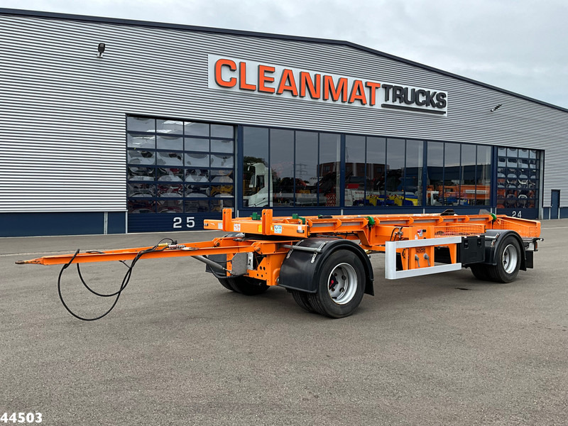 Noyens 2-assige containeraanhangwagen - ناقل حاوية/ مقطورة بحاوية: صورة 1 Noyens 2-assige containeraanhangwagen - ناقل حاوية/ مقطورة بحاوية: صورة 1