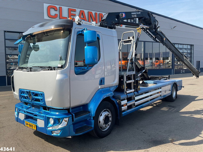 Renault D 240 Euro 6 HMF 10 Tonmeter laadkraan Just 66.850 km! - شاحنة برافعة خطافية, شاحنة كرين: صورة 1 Renault D 240 Euro 6 HMF 10 Tonmeter laadkraan Just 66.850 km! - شاحنة برافعة خطافية, شاحنة كرين: صورة 1
