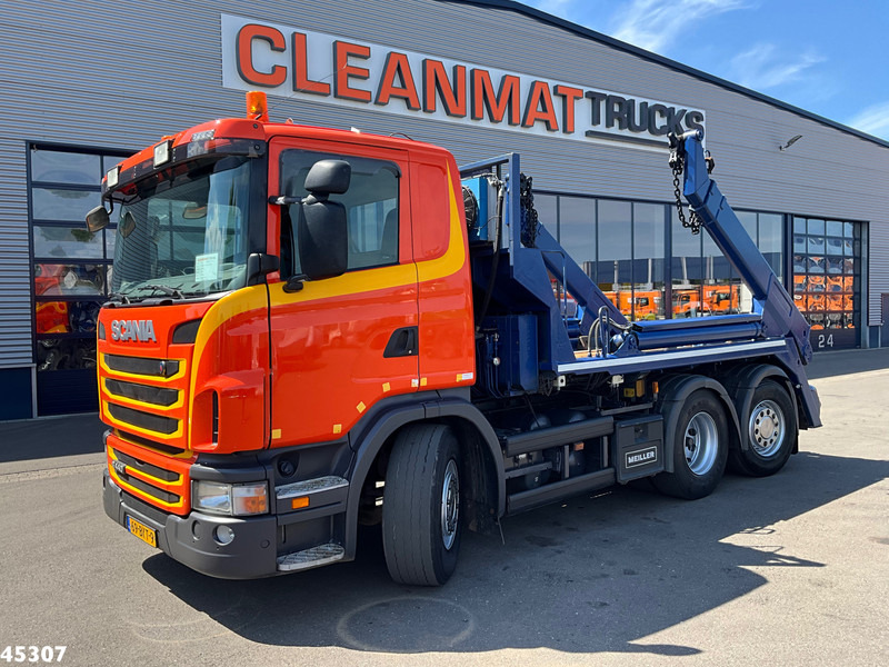 Scania G 440 6x2 Meiller 16 Tons portaalarmsysteem - شاحنة لودر انزلاقي: صورة 1 Scania G 440 6x2 Meiller 16 Tons portaalarmsysteem - شاحنة لودر انزلاقي: صورة 1