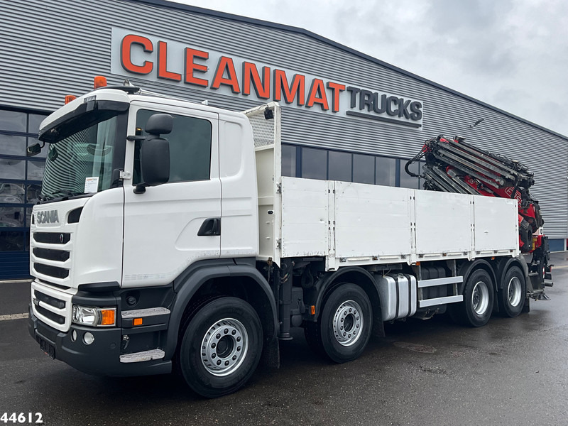 Scania G 450 8x4 Euro 6 Fassi 66 Tonmeter laadkraan + Fly-jib Just 176.555 Km! - شاحنة كرين: صورة 2 Scania G 450 8x4 Euro 6 Fassi 66 Tonmeter laadkraan + Fly-jib Just 176.555 Km! - شاحنة كرين: صورة 2