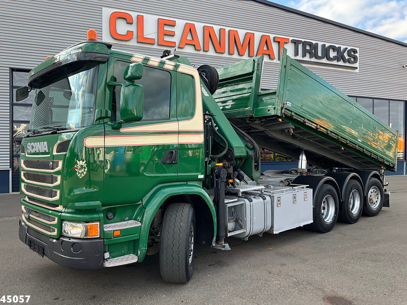 Scania G 490 8x4 Euro 6 Hiab 24 Tonmeter laadkraan - شاحنة قلاب, شاحنة كرين: صورة 3 Scania G 490 8x4 Euro 6 Hiab 24 Tonmeter laadkraan - شاحنة قلاب, شاحنة كرين: صورة 3