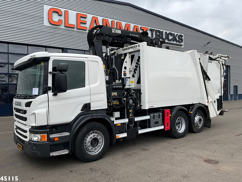 Scania P 250 Euro 6 Hiab 21 Tonmeter laadkraan Just 146.000 km! - شاحنة قمامة: صورة 2 Scania P 250 Euro 6 Hiab 21 Tonmeter laadkraan Just 146.000 km! - شاحنة قمامة: صورة 2