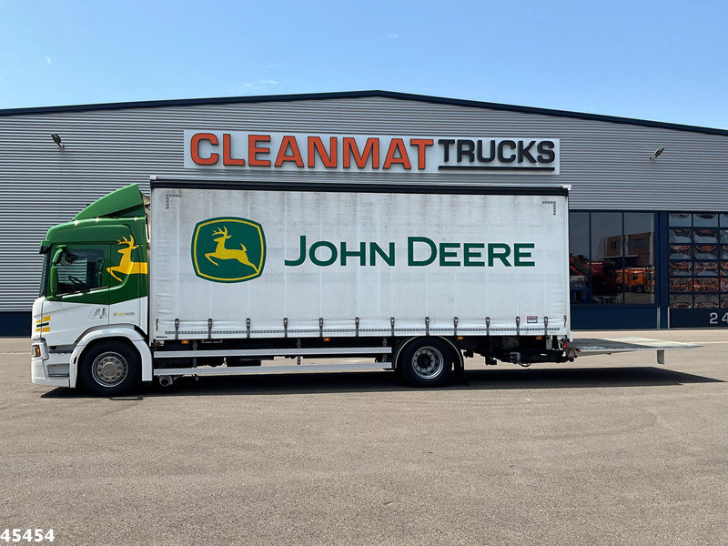 Scania P 280 Euro 6 Schuifzeil DHollandia 4 Ton laadklep Machine transport! - شاحنة ذات ستائر جانبية: صورة 1 Scania P 280 Euro 6 Schuifzeil DHollandia 4 Ton laadklep Machine transport! - شاحنة ذات ستائر جانبية: صورة 1